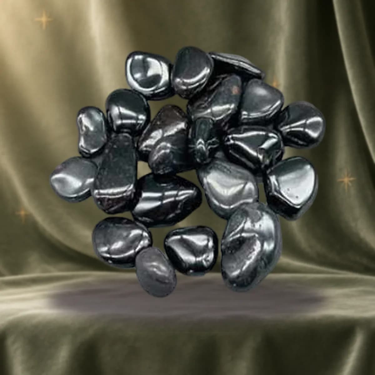 1 lb Hematite tumbled stones