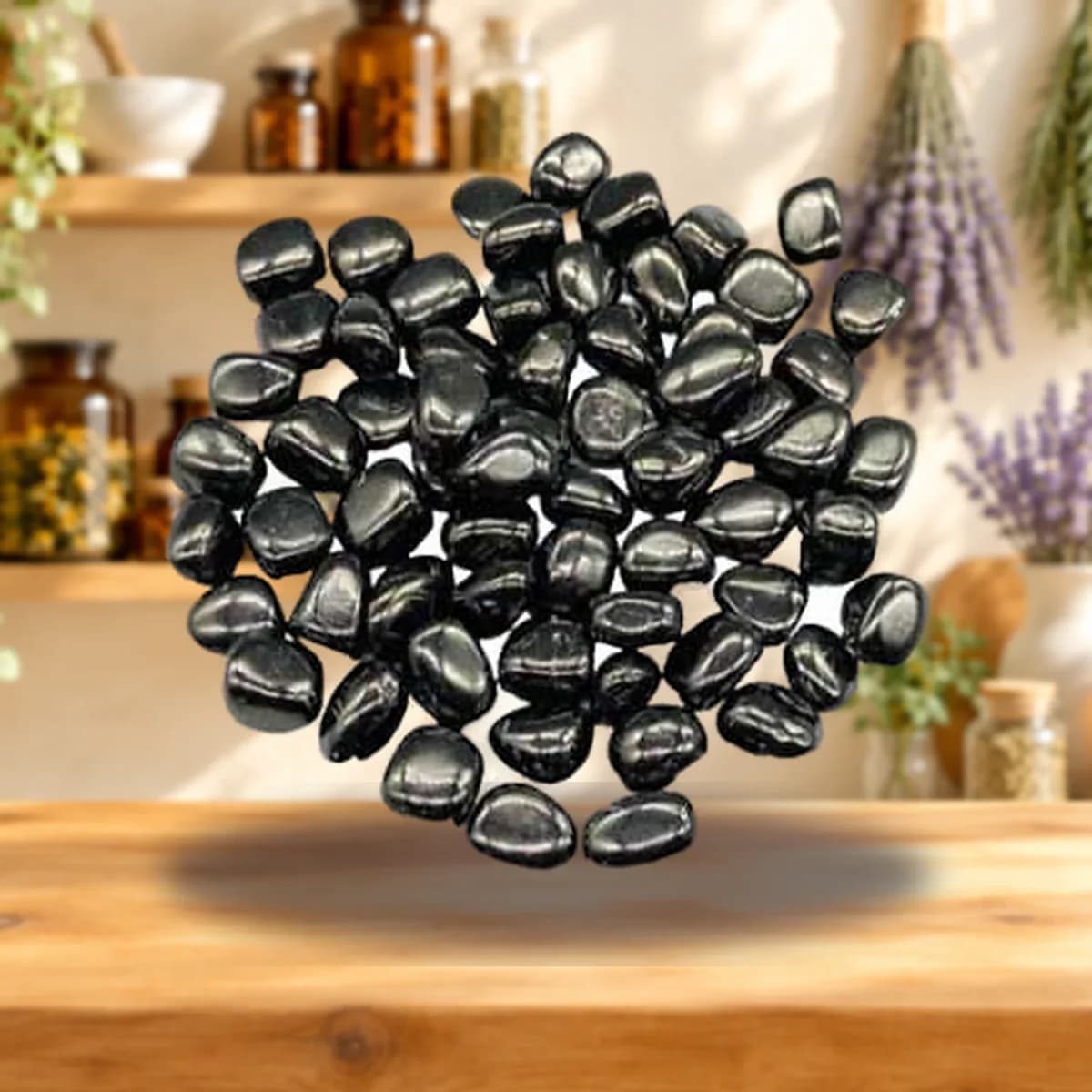 1 lb Jet tumbled stones
