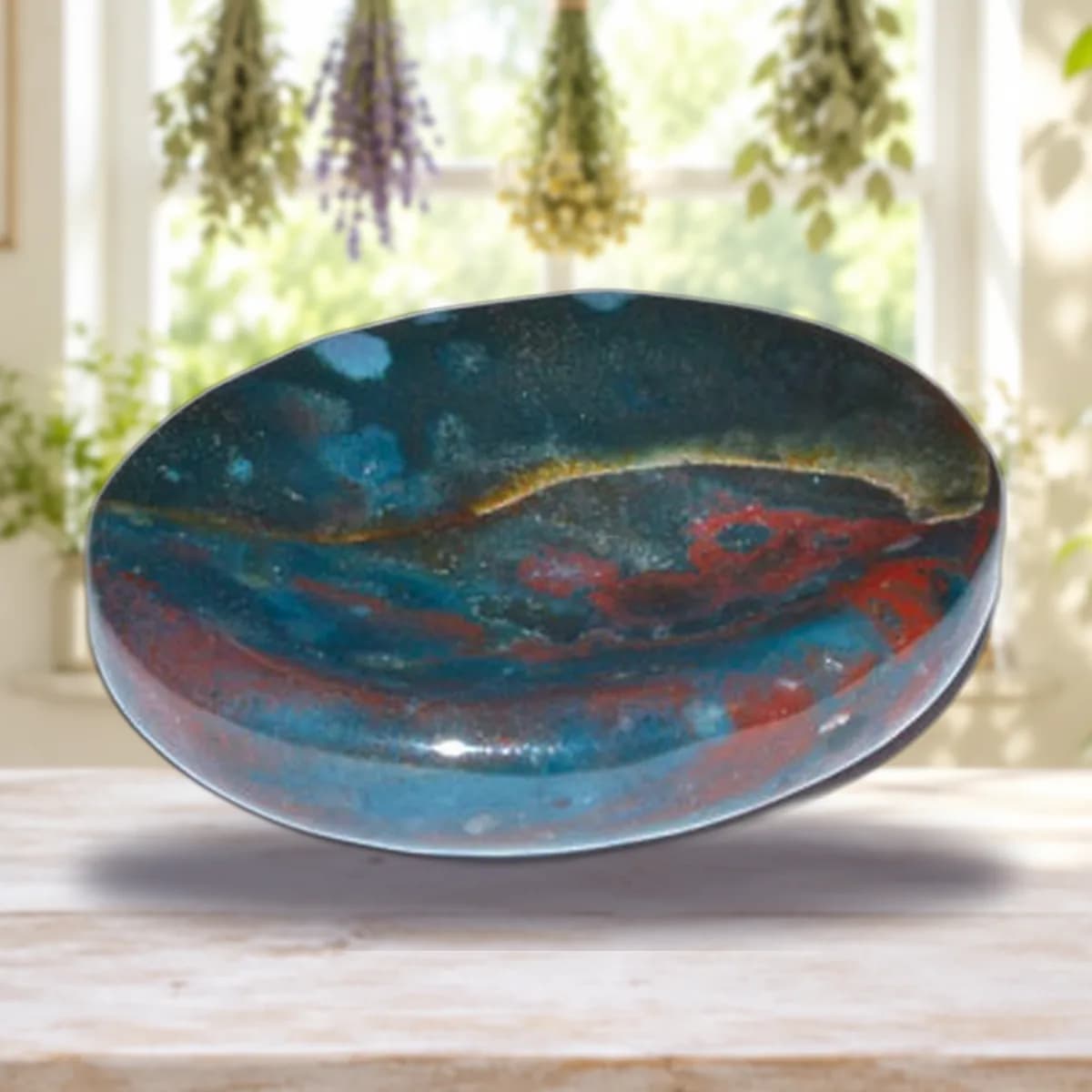 Bloodstone worry stone