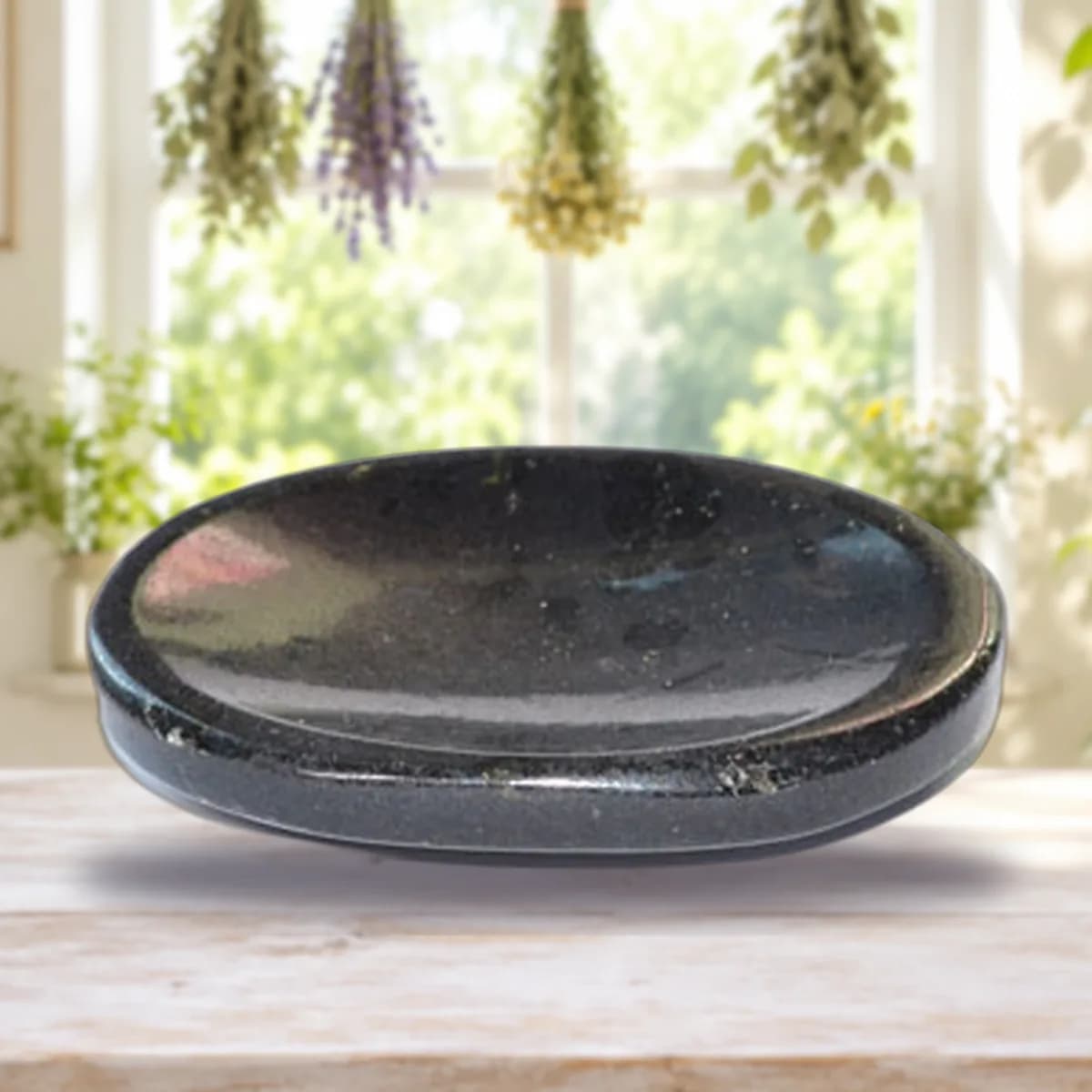 Black Tourmaline Worry Stone