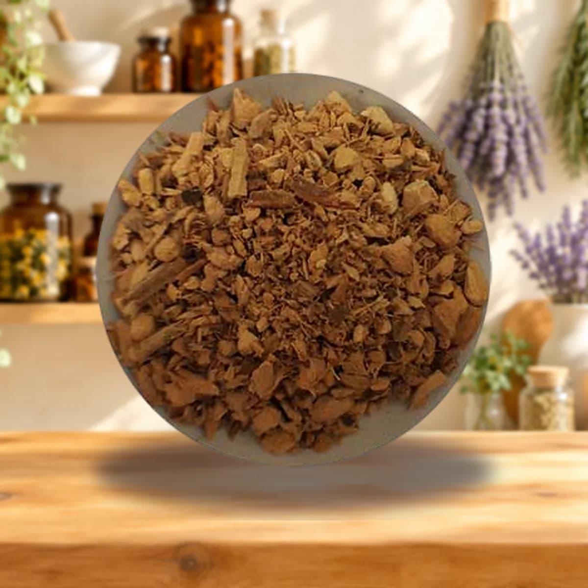1 Lb Galangal Root cut "Chewing John"  (Alpinia species)