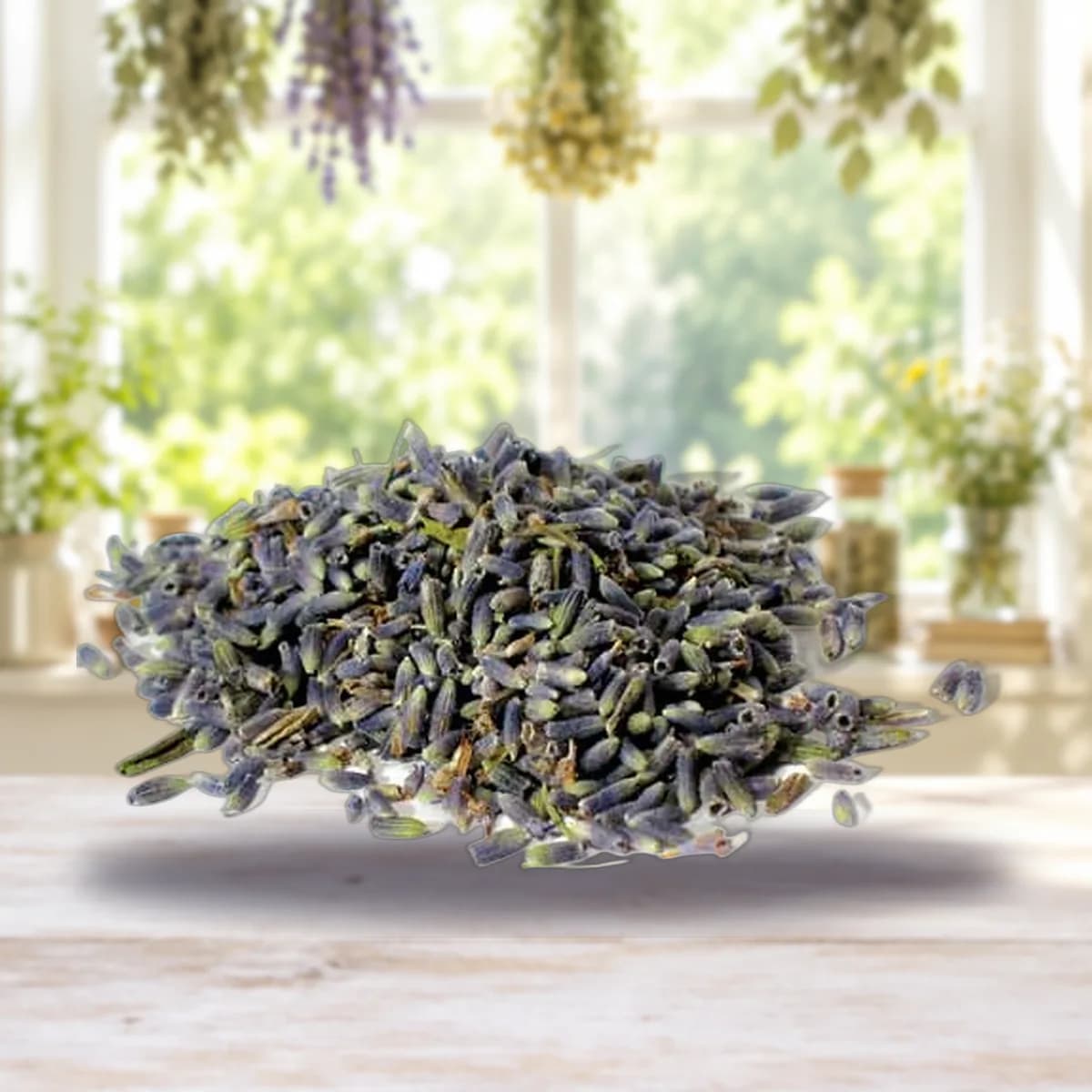 Lavender Flowers, Whole, 1 lb