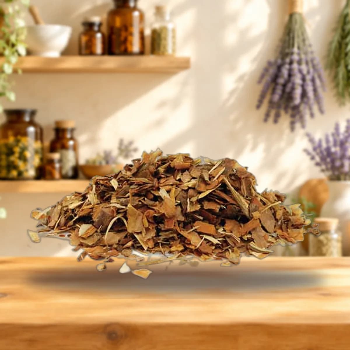 1 Lb White Pine Bark cut (Pinus strobus)