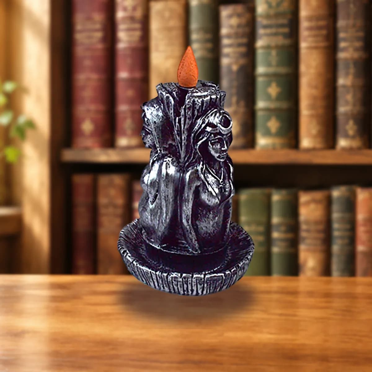 5 1/2" Maiden, Mother, Crone backflow incense burner