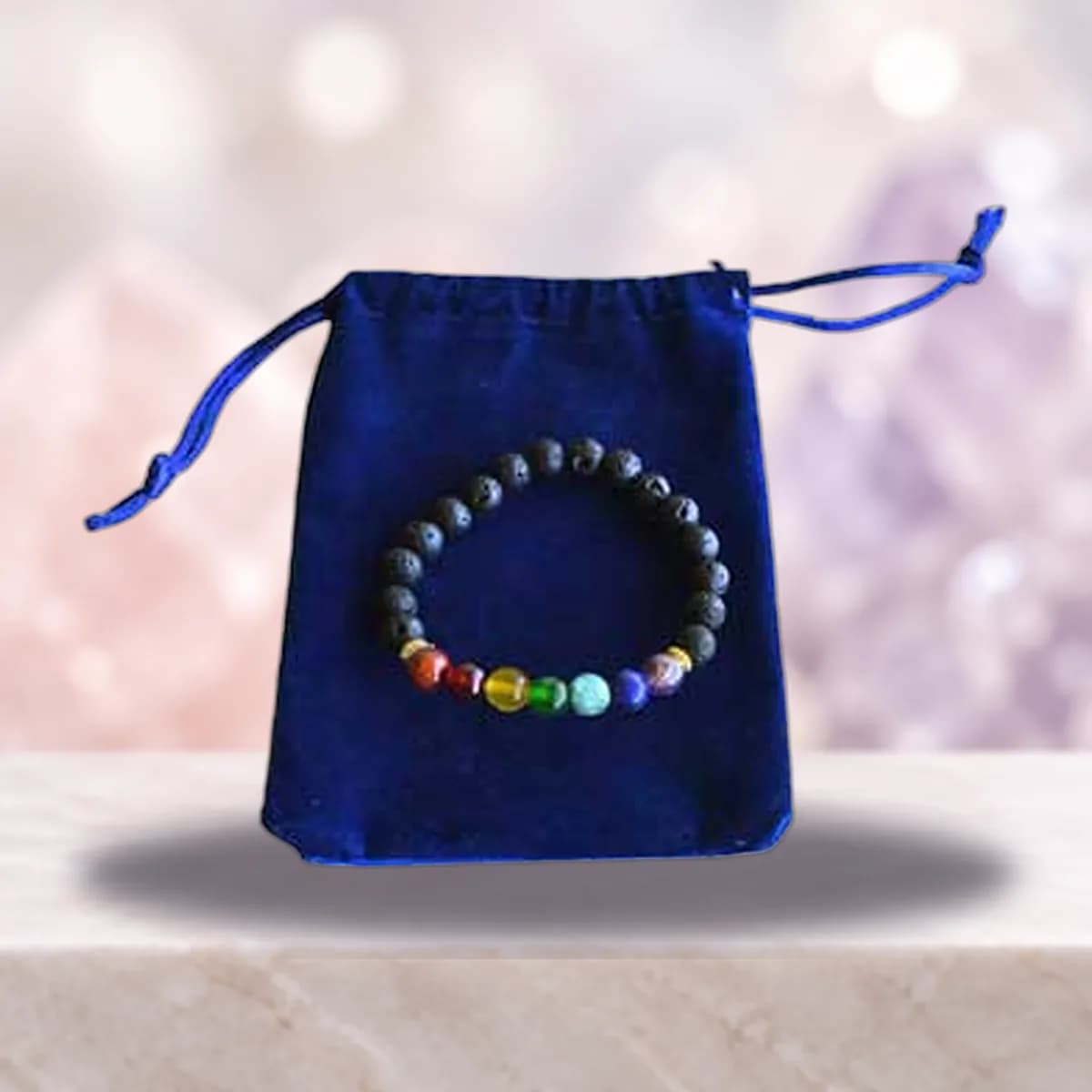 7th Chakra Rudraksha bracelet
