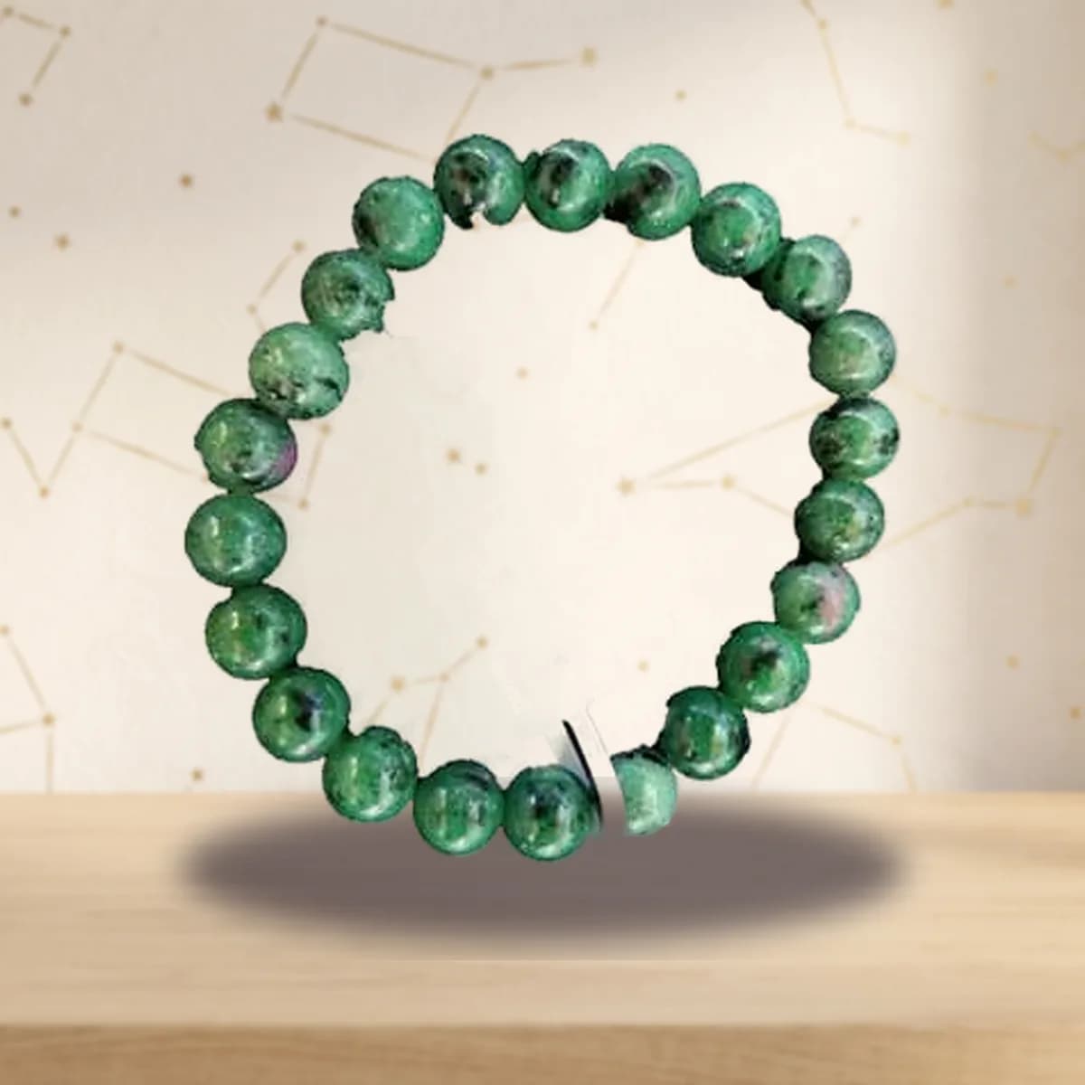 8mm Ruby Zoisite bracelet