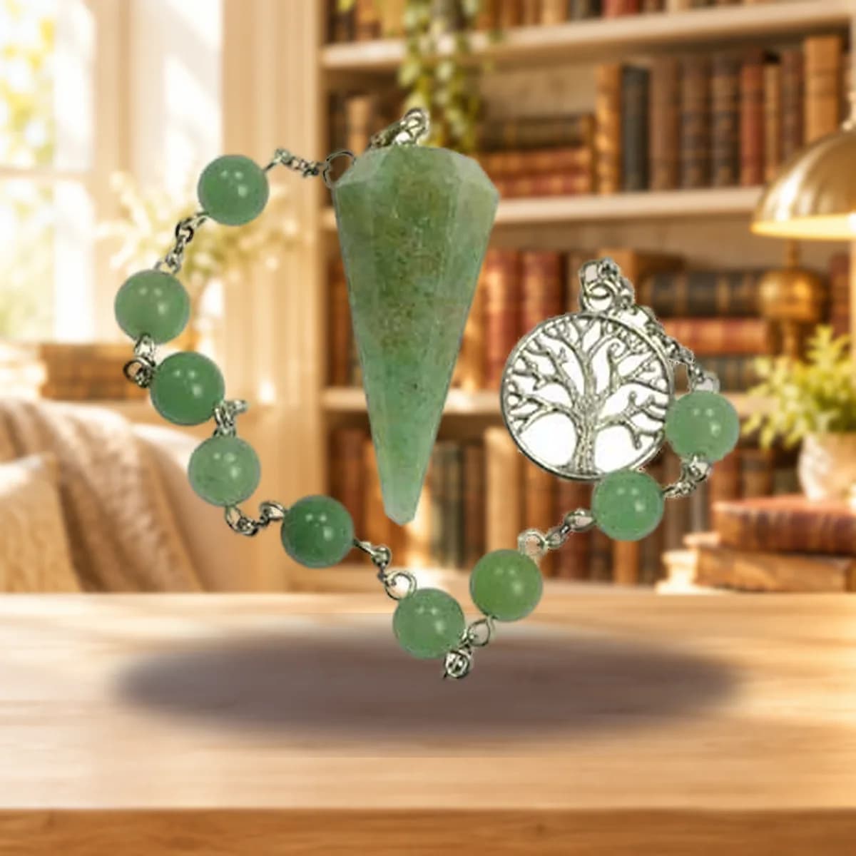 Green Aventurine pendulum bracelet