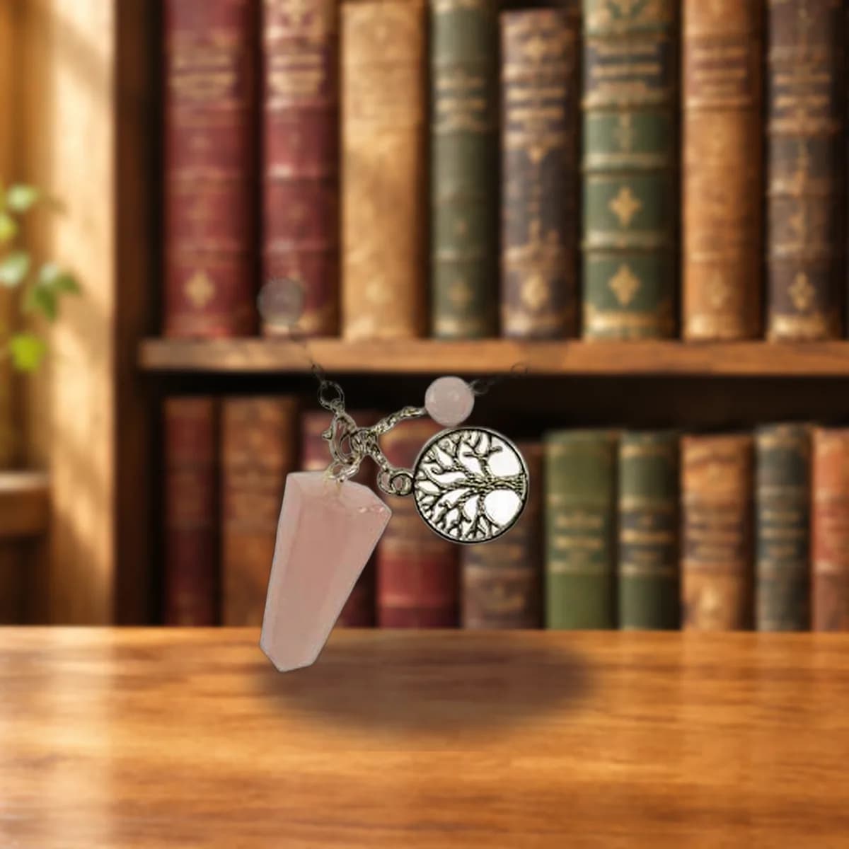 Rose Quartz pendulum bracelet