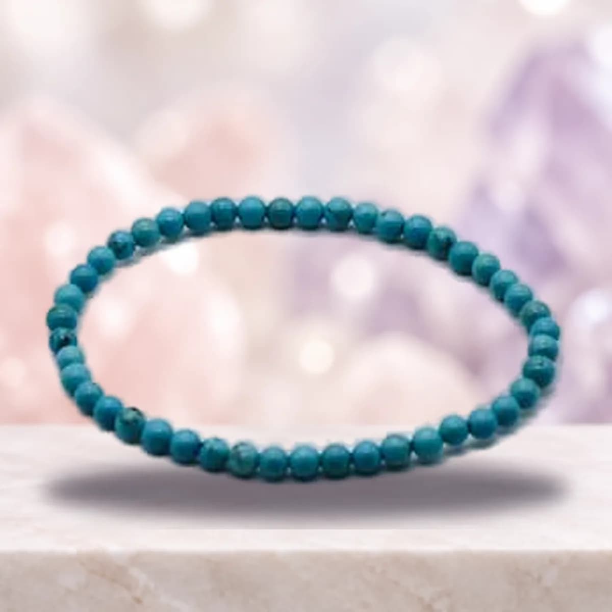 4mm Turquoise stretch bracelet
