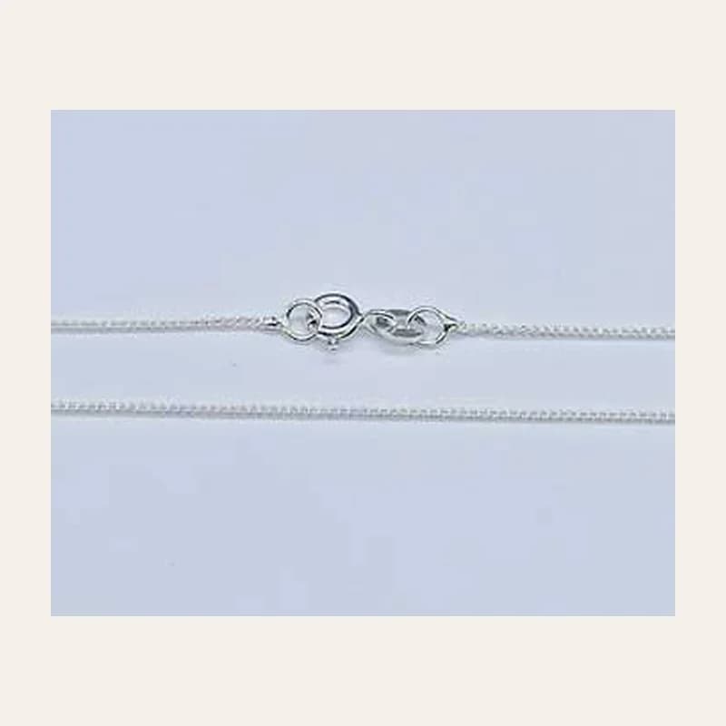 24" Sterling Curb chain