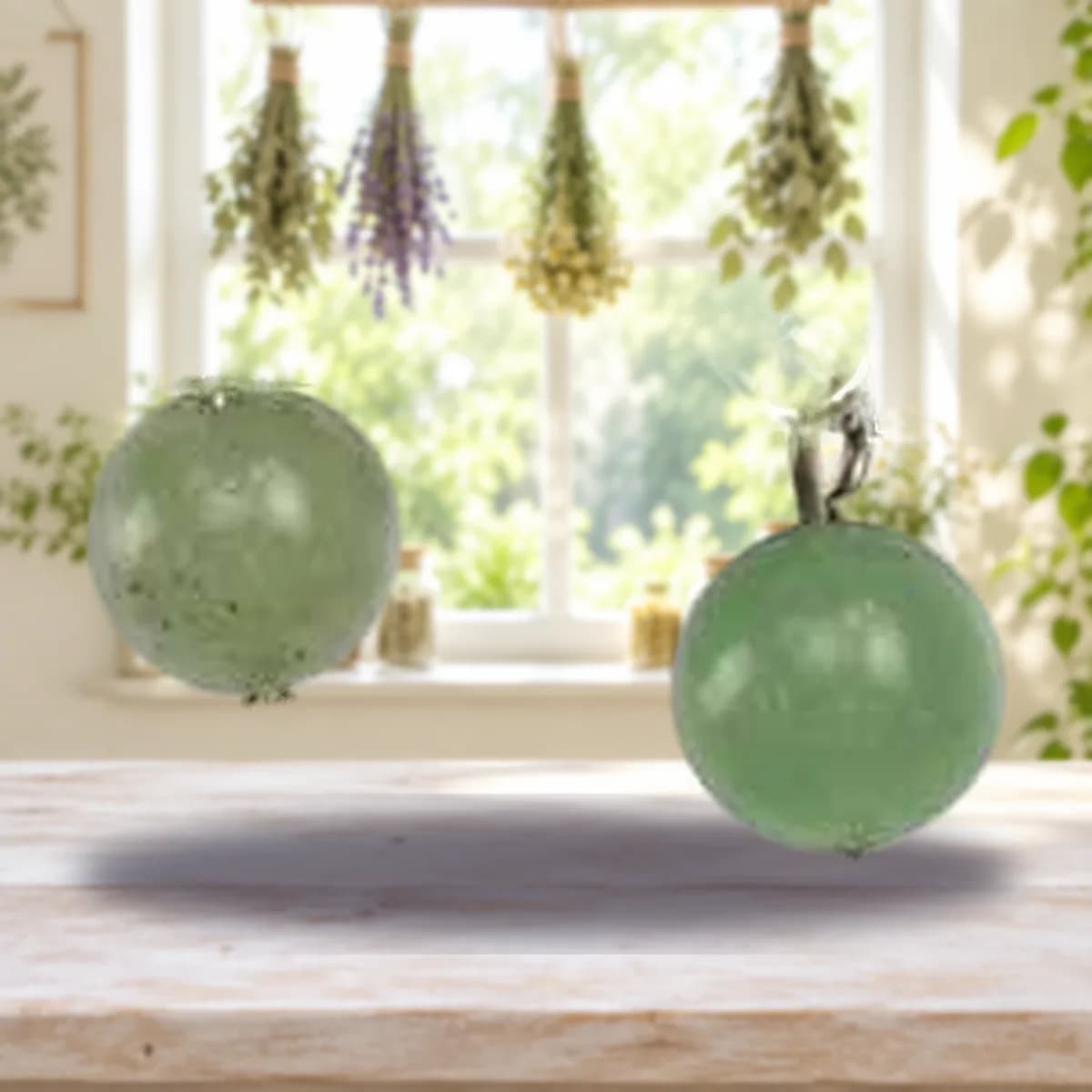 Green Aventurine Triquetra earrings