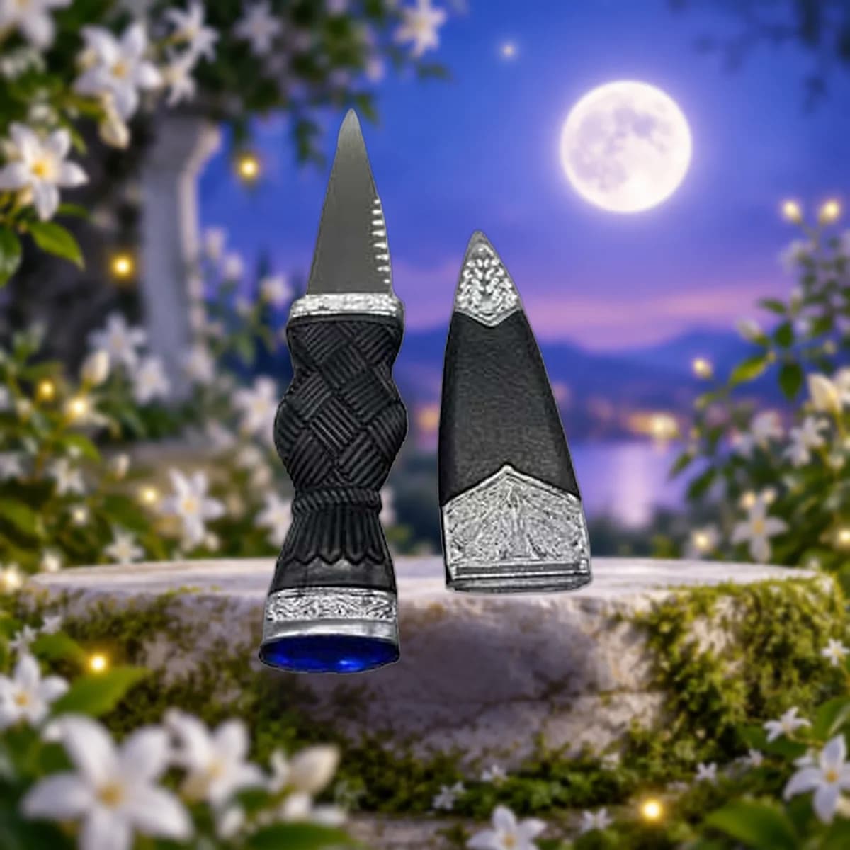 7 1/4" Blue Scottish Dirk