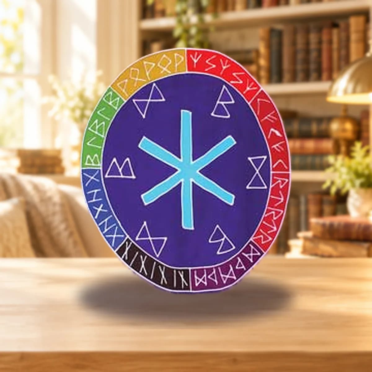 Rune Mother altar cloth or scarf 36" x 36"