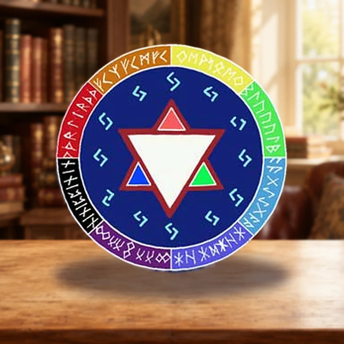 Rune Awakening altar cloth or scarf 36" x 36"