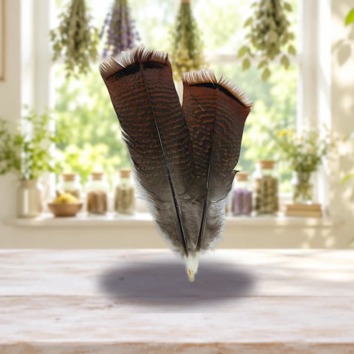 Bronze Pre-tail Turkey feather