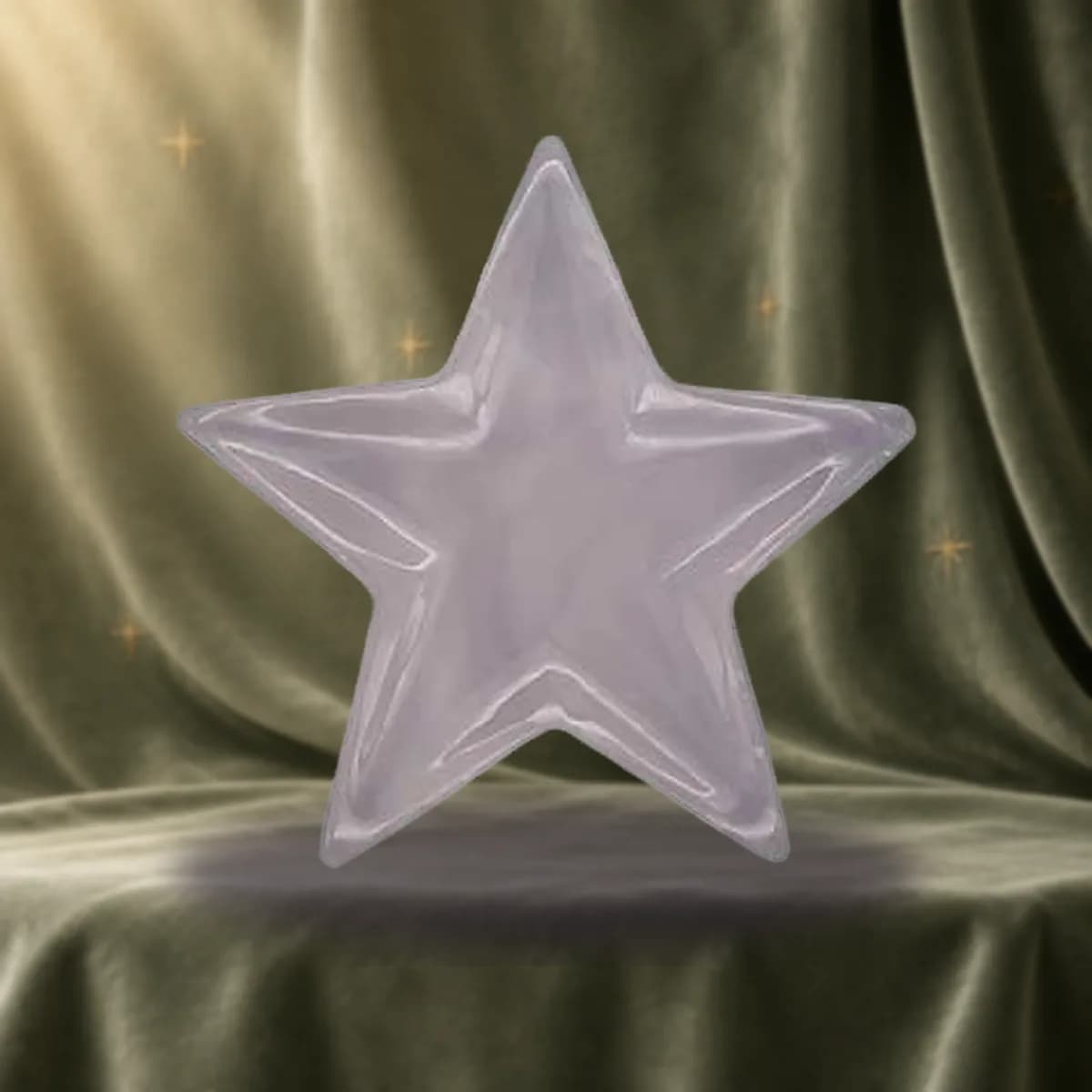4" Star offering plate