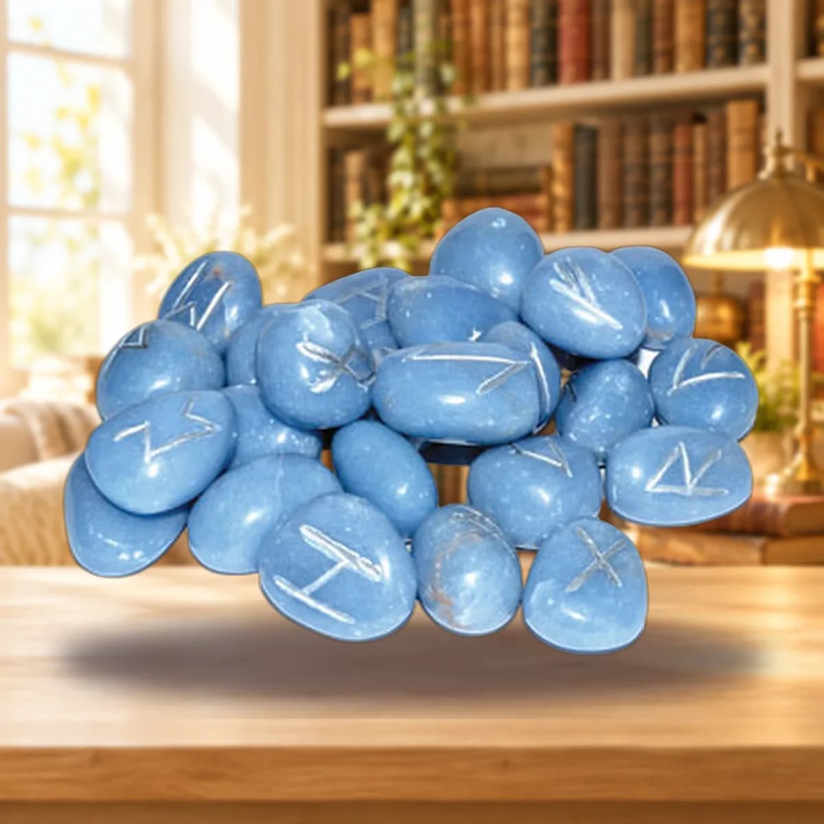 Angelite rune set