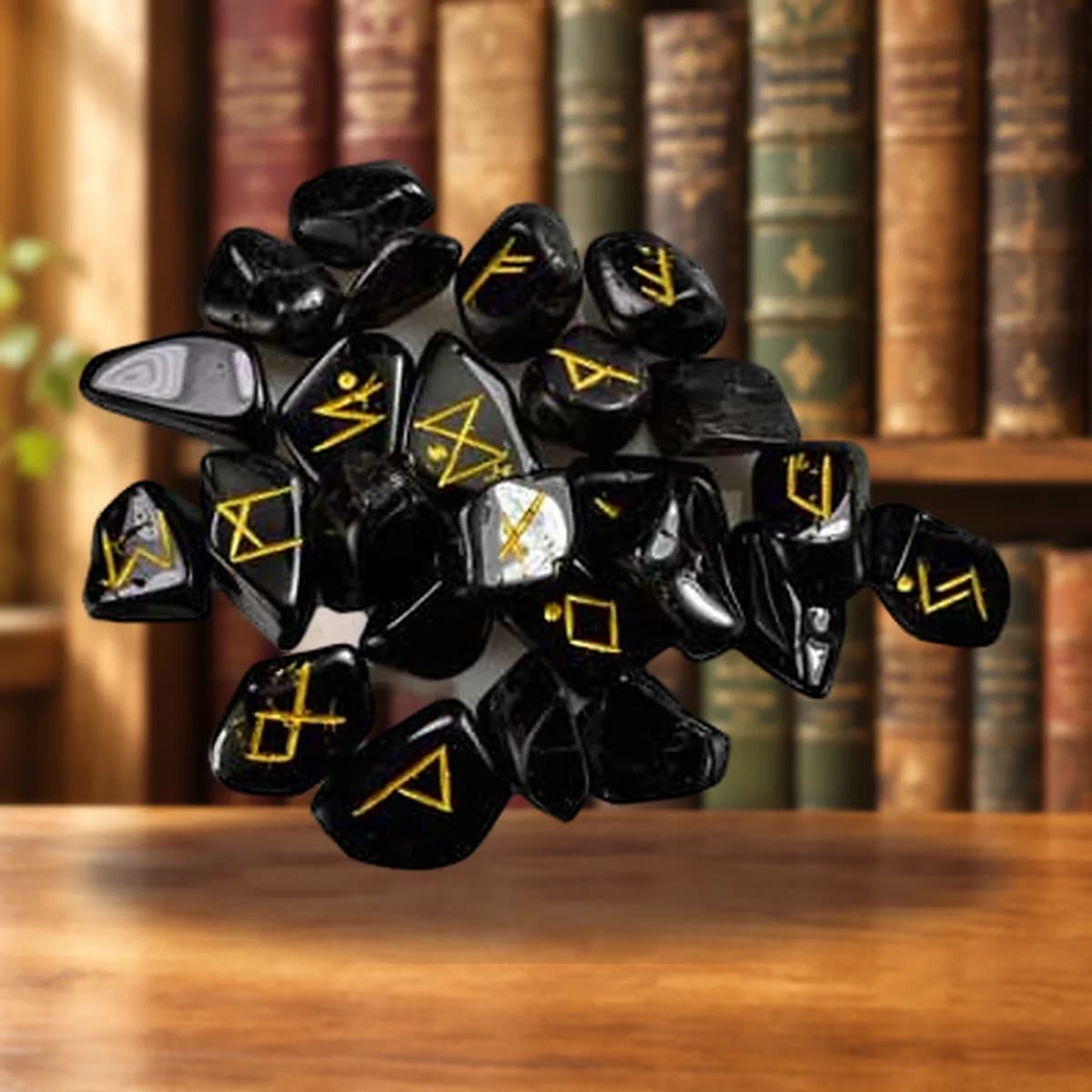 Black Tourmaline rune set
