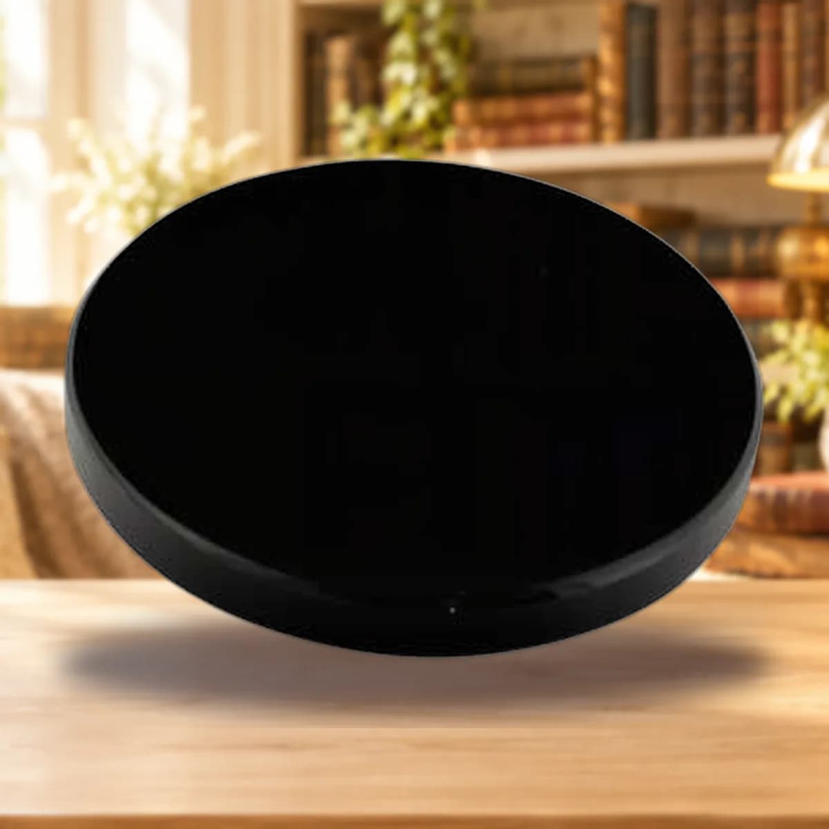 8" Black Obsidian scrying mirror