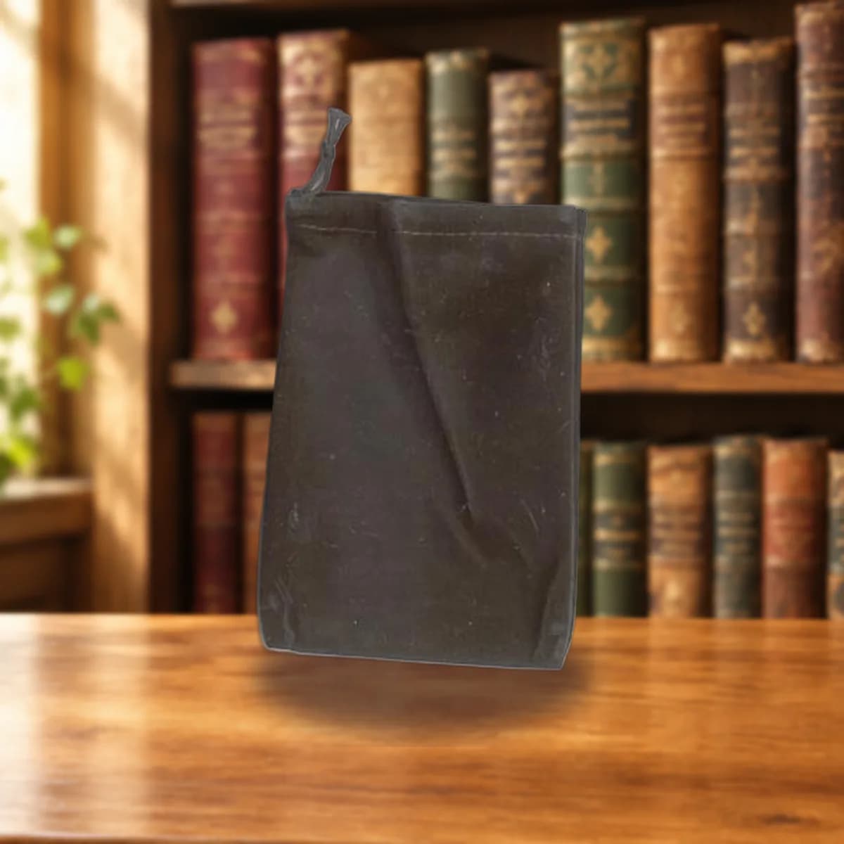 Black Velveteen Bag