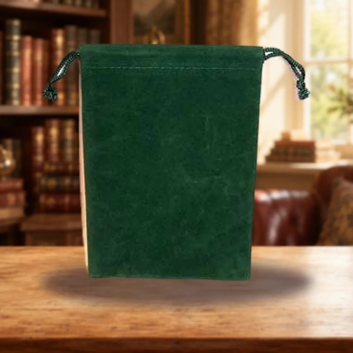 Green Velveteen Bag