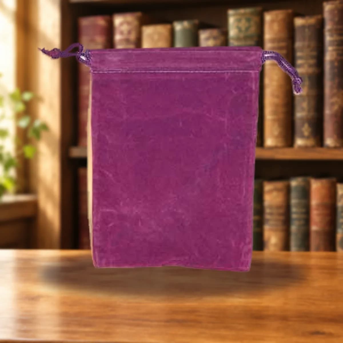 Purple Velveteen Bag
