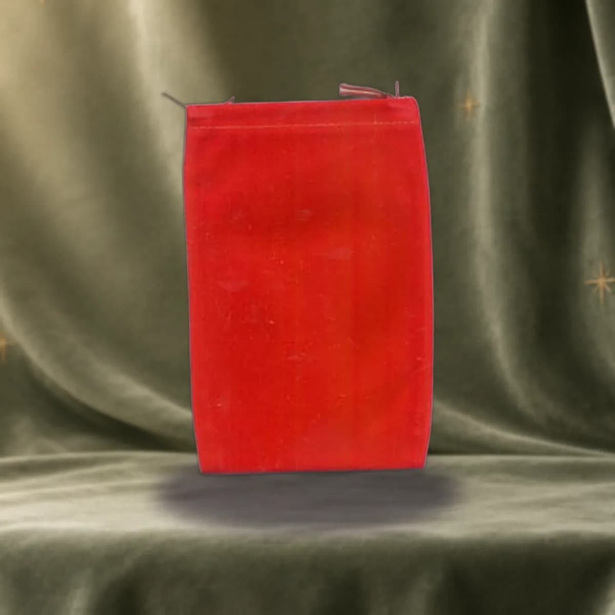 Red Velveteen Bag