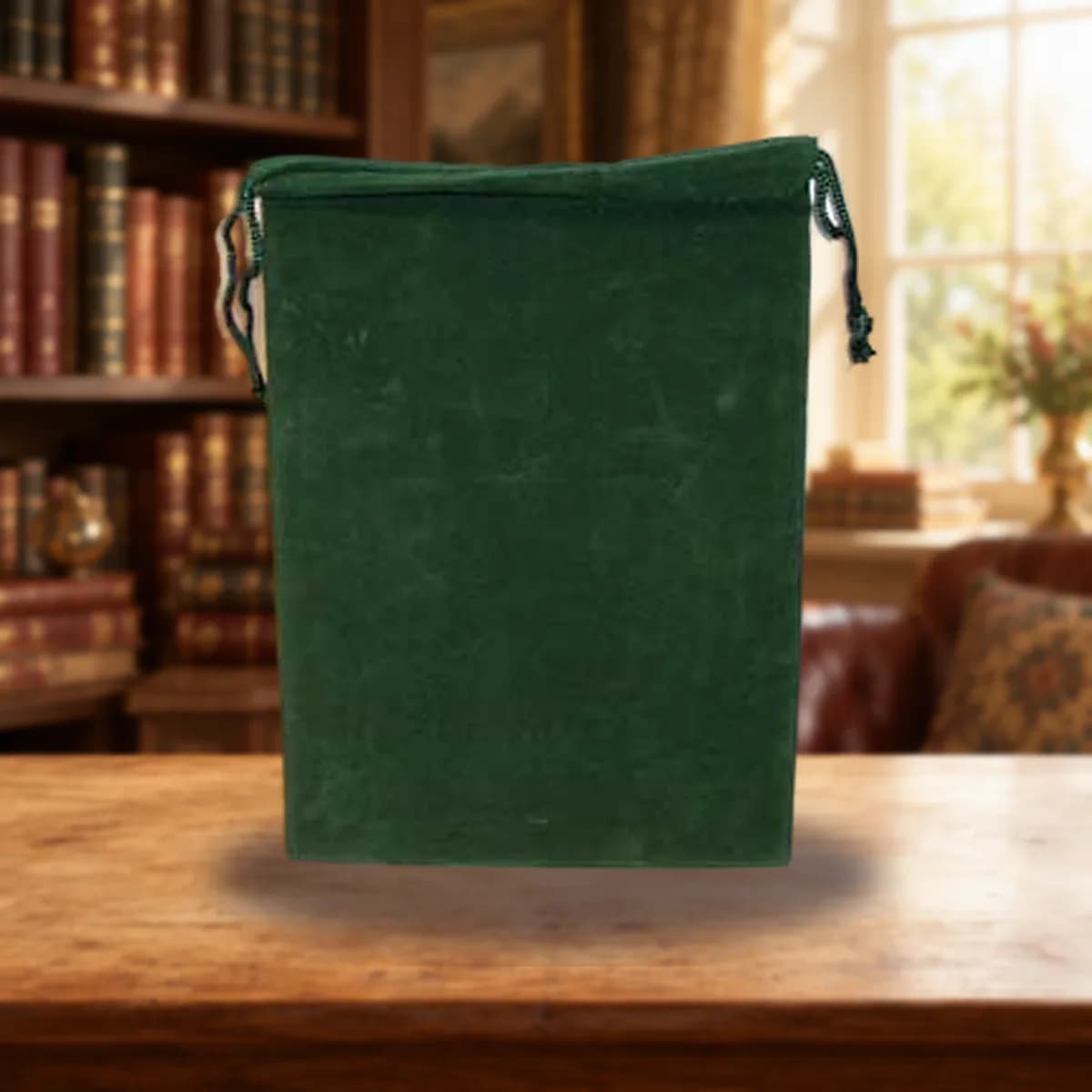 Green Velveteen Bag