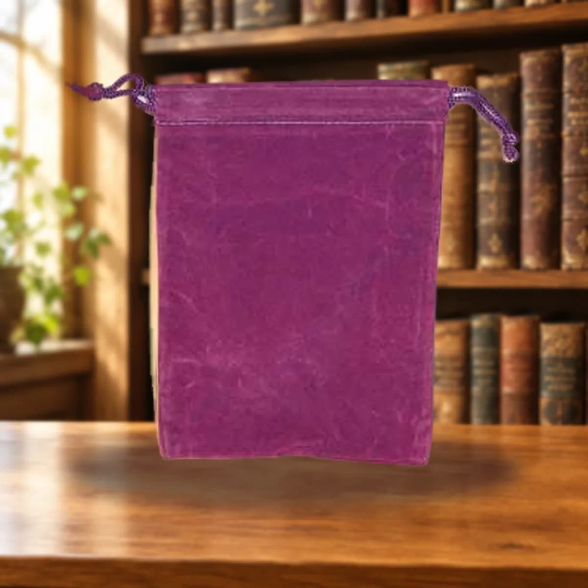 Purple Velveteen Bag