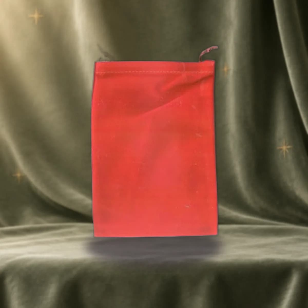 Red Velveteen Bag  5 x 7
