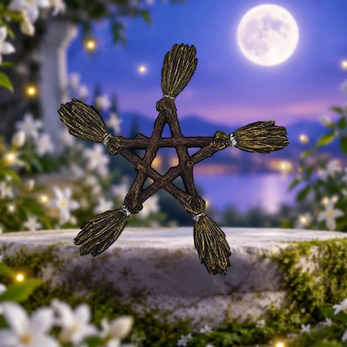 6 3/4" Broom Pentagram
