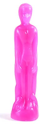 8" Pink Male candle