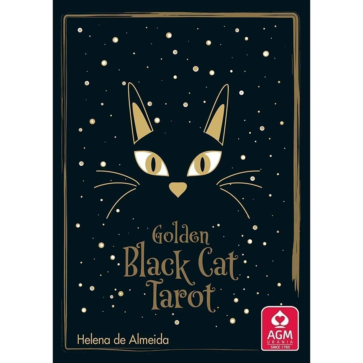 Golden Black Cat by Helena De Almeida