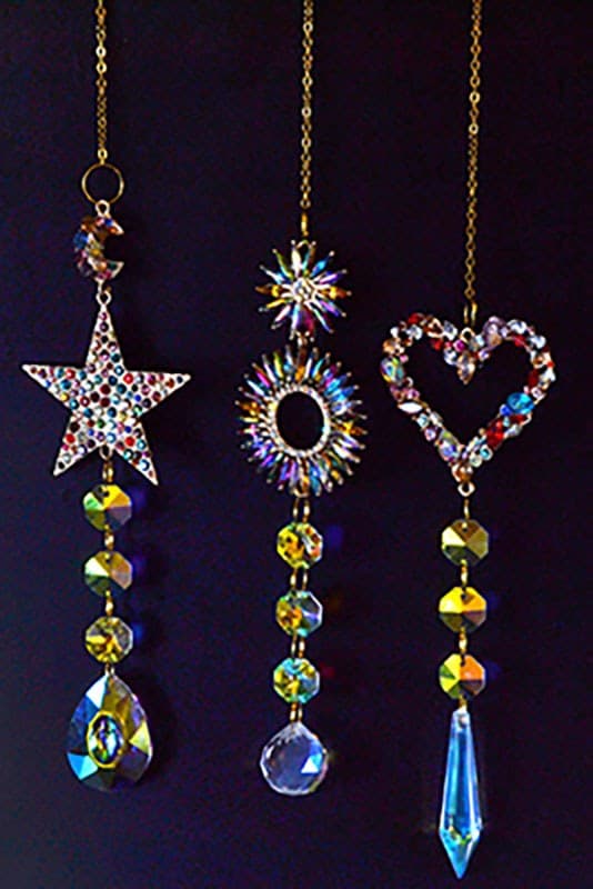 (set of 3) sun catcher