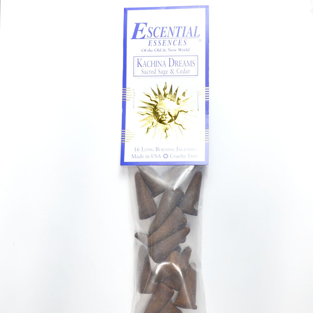 16/pk Kachina Dreams escential essences incense cones