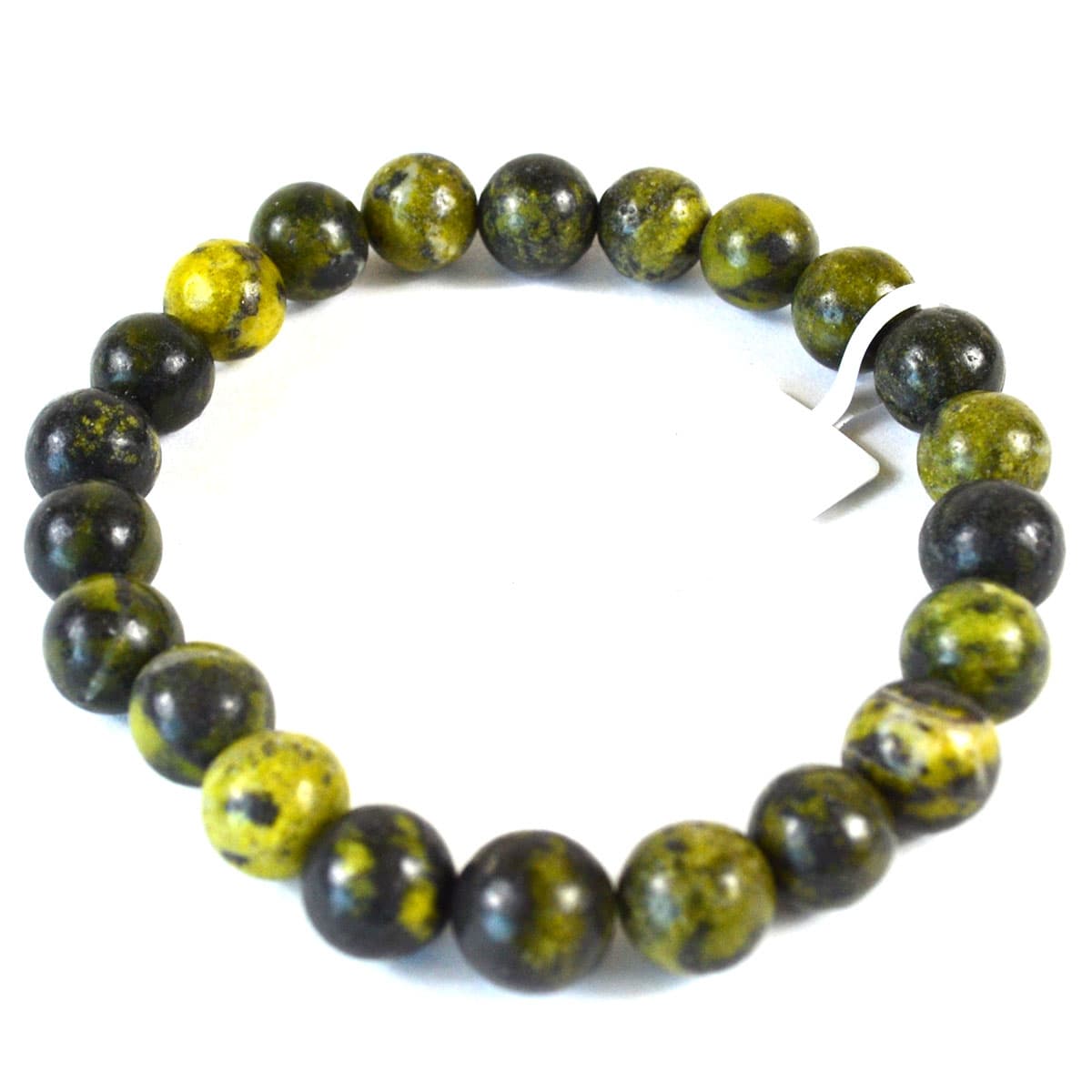 8mm Green Serpentine bracelet