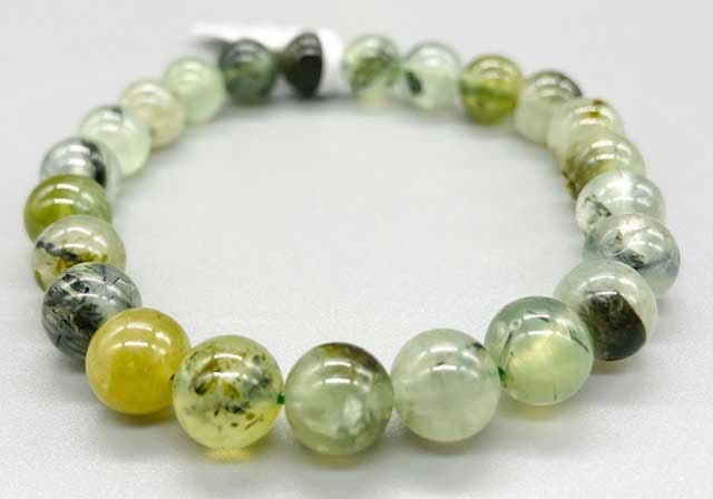 6-7mm Prehnite bracelet