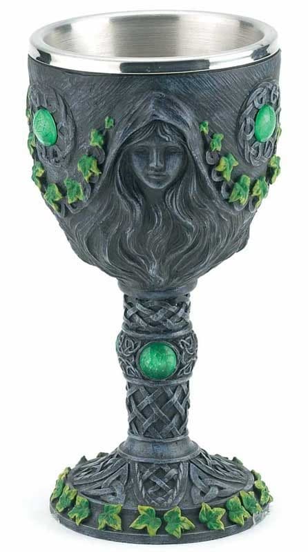 Maiden, Mother & Crone chalice 7"