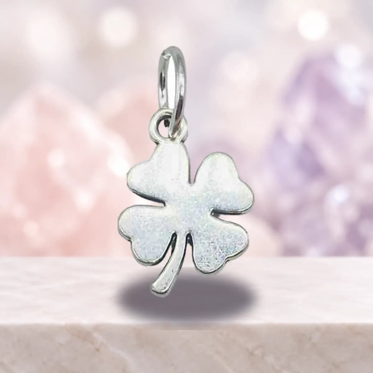 1/2" Lucky Clover amulet