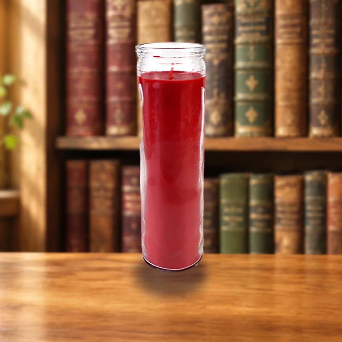 Red 7-day jar candle