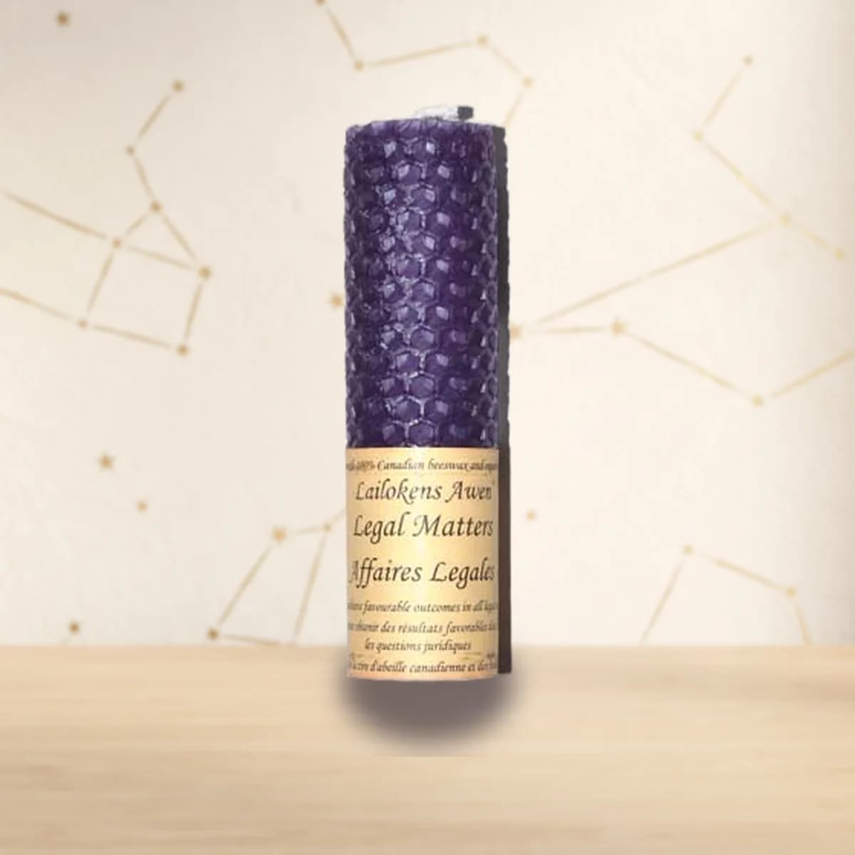4 1/4" Legal Matters Lailokens Awen candle