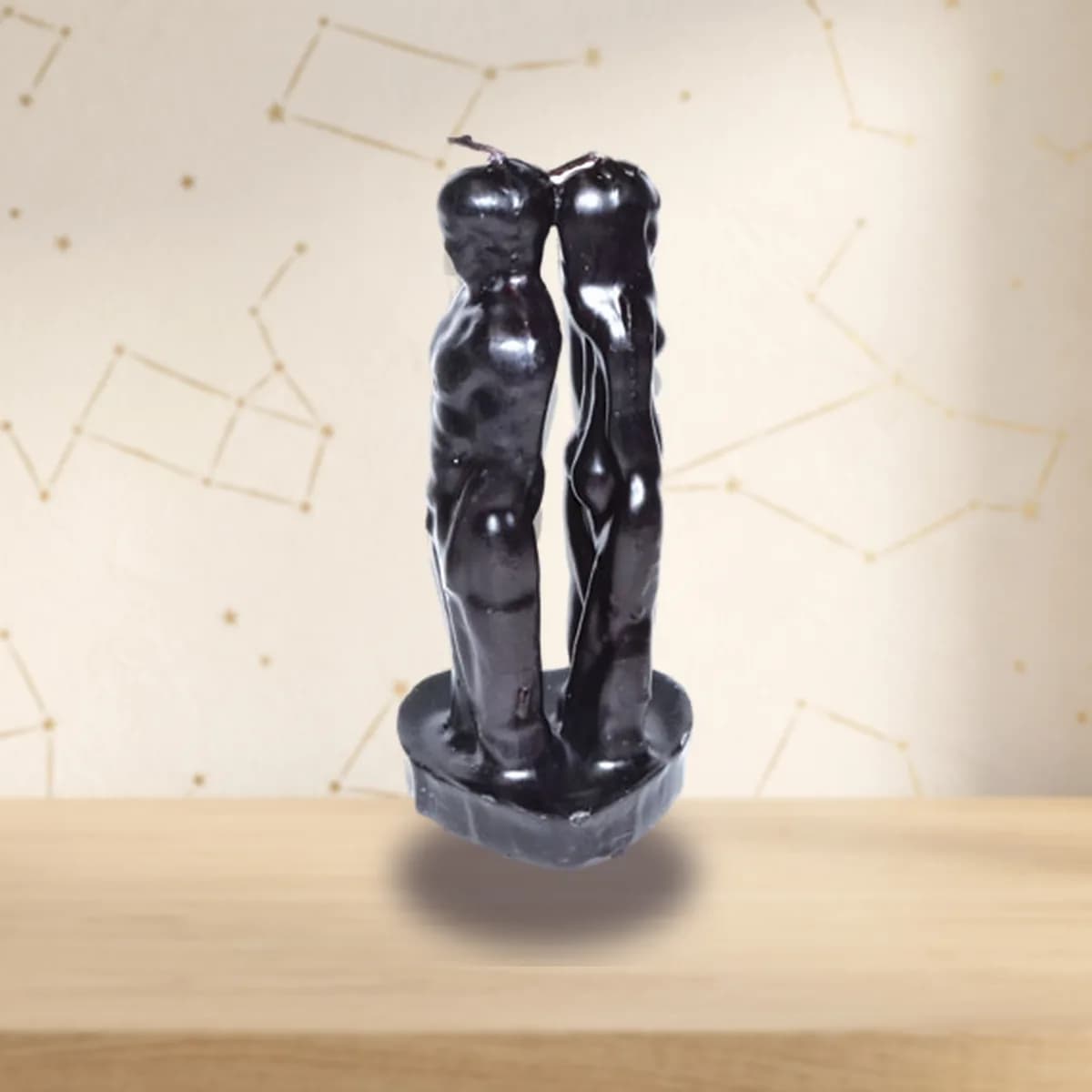 6 1/2" Black Separation candle