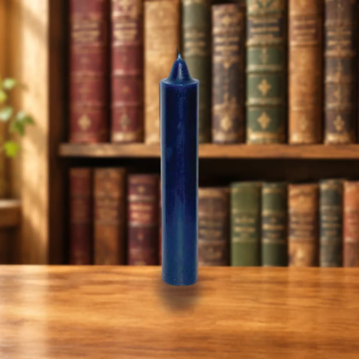 9" Blue pillar candles