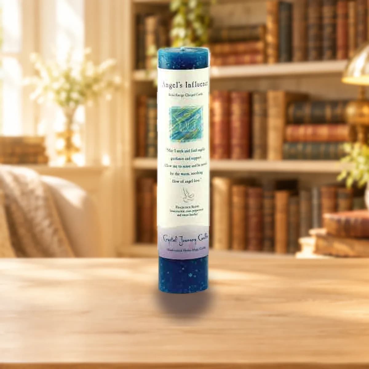 Angel's Influence Reiki Charged Pillar candle