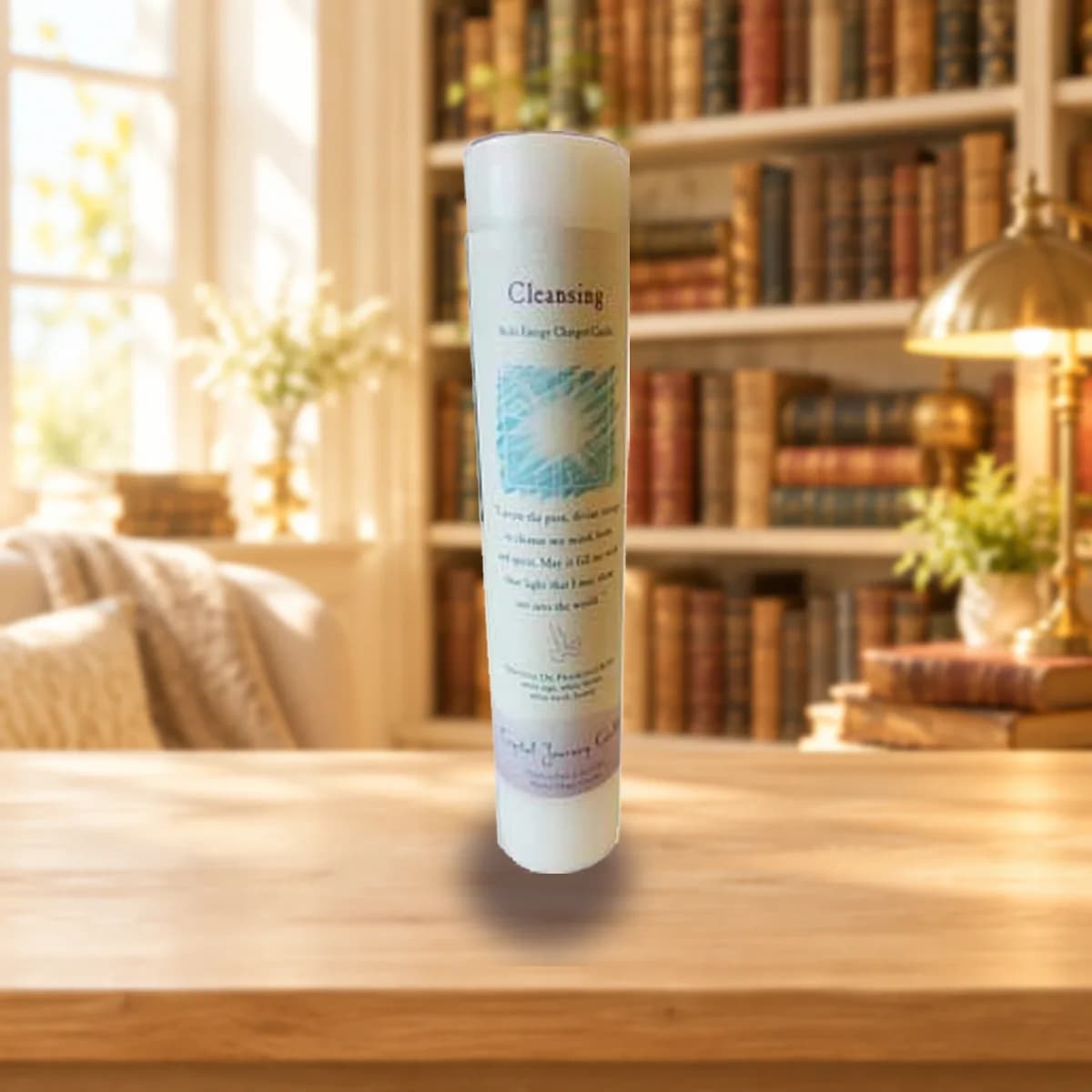 Cleansing Reiki Charged pillar candle