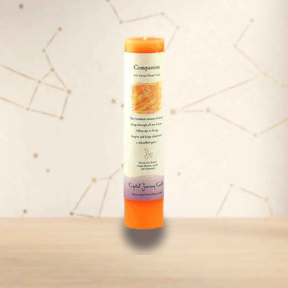 Compassion Reiki Charged pillar candle