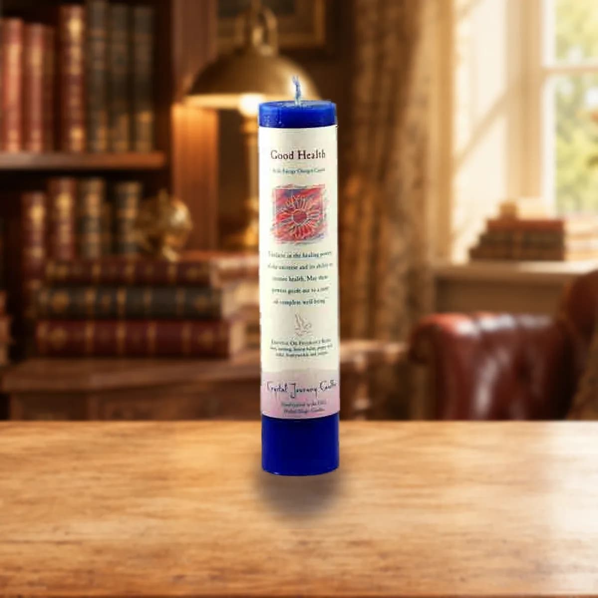 Good Health Reiki Charged Pillar candle
