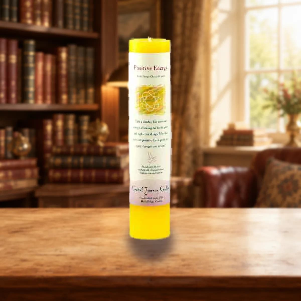 Positive Energy Reiki Charged Pillar Candle