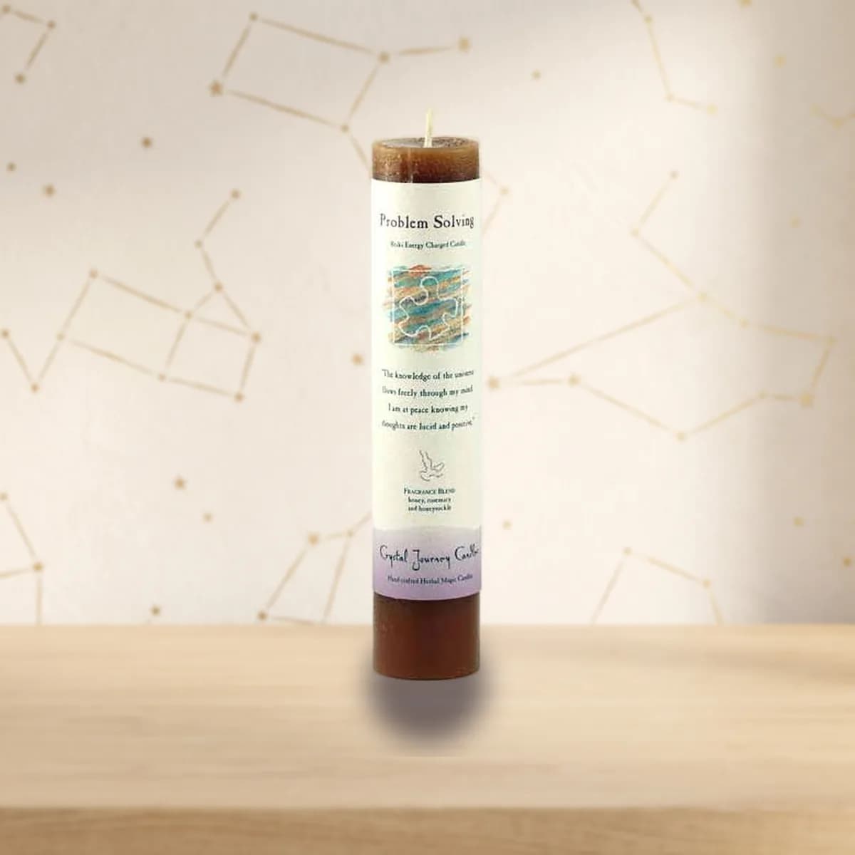 Problem Solving Reiki Charged Pillar Candle