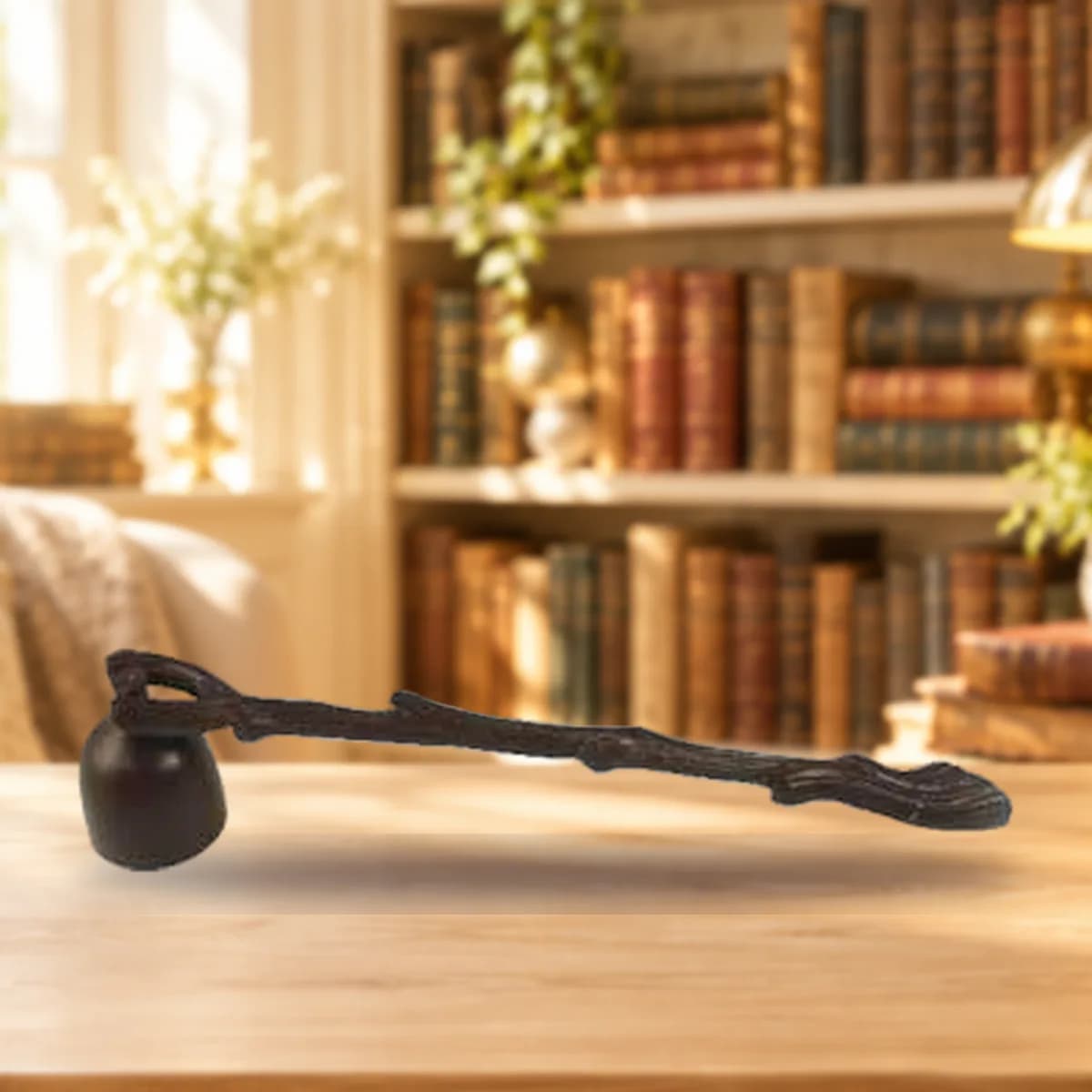 Antiqued Branch Candle Snuffer